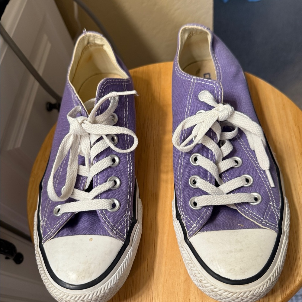 Women's Purple Canvas Sneakers
